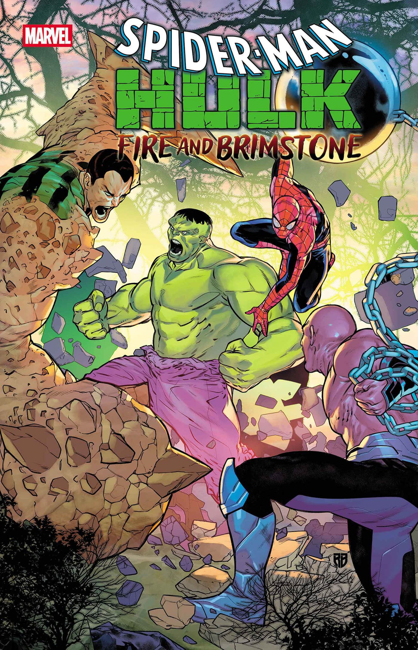SPIDER-MAN/HULK: FIRE AND BRIMSTONE Cover